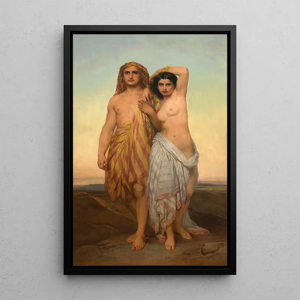 La Sulamite - Gustaf Wappers — quadro incorniciato alla parete