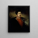 Ritratto del barone R. F. G. Wrede - Gustaf Wilhelm Finnberg — quadro incorniciato alla parete
