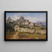 Vista su Subiaco - Gustaf Wilhelm Palm — quadro incorniciato alla parete