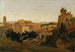 Vista di Roma con il Colosseo, studio - Gustaf Wilhelm Palm — vista dell’opera
