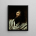 Un attore nel ruolo del re Lear - Gustav Adolf Barthel — quadro incorniciato alla parete