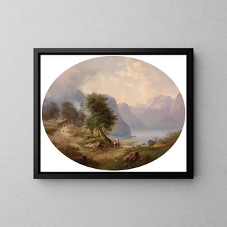 Gustav Barbarini - Partie aus dem Salzkammergut.webp