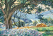 Raccolta di fieno e arbusti in fiore vicino a Persenbeug sul Danubio - Gustav Feith — vista dell’opera