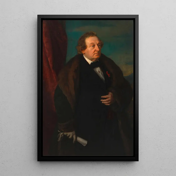 Heinrich Johann Immanuel Anschtz attore - Gustav Gaul — quadro incorniciato alla parete