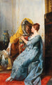 Dame dans le boudoir - Gustav Holweg-Glantschnigg — vista dell’opera
