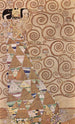 L'Attesa - Gustav Klimt — vista dell’opera