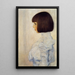 Portrait d'Hélène Klimt - Gustav Klimt — quadro incorniciato alla parete