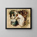 Studio per il teatro municipale di Karlsbad - Gustav Klimt — quadro incorniciato alla parete