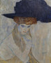 Il cappello con piume nere - Gustav Klimt — vista dell’opera