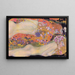 Serpenti d'acqua II - Gustav Klimt — quadro incorniciato alla parete