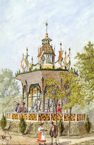 Gustav Korompay - Der Gabentempel des Wiener Schtzenfestes von 1898.webp