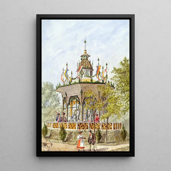 Gustav Korompay - Der Gabentempel des Wiener Schtzenfestes von 1898.webp