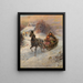 Bonne promenade en traîneau - Gustav Prucha — quadro incorniciato alla parete