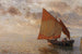 Bateau de pêche vénitien - Gustav Schönleber — vista dell’opera
