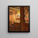 Interno ordinario con luce del sole attraverso la finestra - Gustav Vermehren — quadro incorniciato alla parete