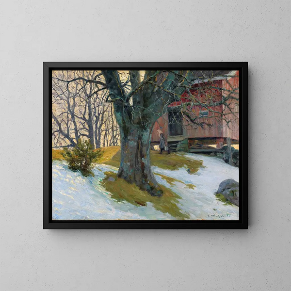 En avril - Gustav Wentzel — quadro incorniciato alla parete
