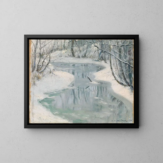 Dégel - Gustav Wentzel — quadro incorniciato alla parete