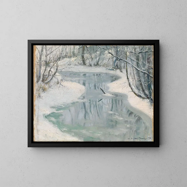 Dégel - Gustav Wentzel — quadro incorniciato alla parete