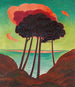 Pins con nuvola rossa - Gustav Wunderwald — vista dell’opera