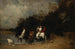 Cavalli al fiume - Gustave-Achille Guillaumet — vista dell’opera