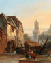 Andernach sul Reno Lavandaie al mulino - Gustave Adolphe Simonau — vista dell’opera