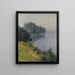 La Seine à l’île Marante par temps brumeux - Gustave Caillebotte — quadro incorniciato alla parete