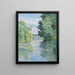 Le Petit bras de la Seine à Argenteuil - Gustave Caillebotte — quadro incorniciato alla parete