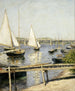 Vele a Argenteuil - Gustave Caillebotte — vista dell’opera