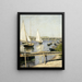 Vele a Argenteuil - Gustave Caillebotte — quadro incorniciato alla parete