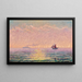 Studio sul mare, Saint-Malo contro luce - Gustave Cariot — quadro incorniciato alla parete