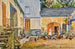 La cour Müller Frieda e le sue galline - Gustave Cariot — vista dell’opera