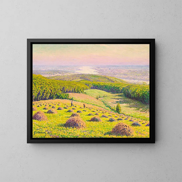 La vallée - Gustave Cariot — quadro incorniciato alla parete