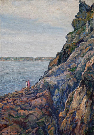 Gustave Cariot - tude de rochers Perros Guirec.webp