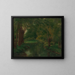 Gustave Courbet - A Brook in a Clearing.webp