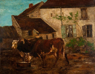 Gustave Courbet - At the Water Trough.webp