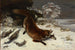 Renard dans la neige - Gustave Courbet — vista dell’opera