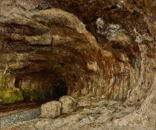 Grotta di Sarrazine vicino a Nans-sous-Sainte-Anne - Gustave Courbet — vista dell’opera