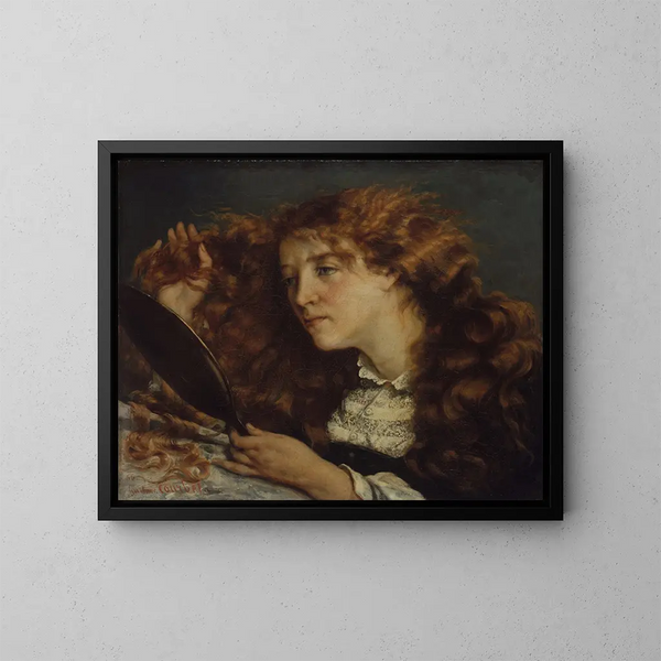 La Belle Irlandaise - Gustave Courbet — quadro incorniciato alla parete