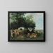 La Sieste pendant la saison des foins - Gustave Courbet — quadro incorniciato alla parete
