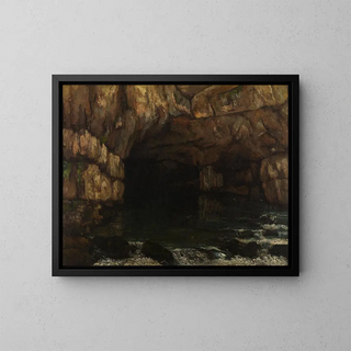 Gustave Courbet - La source de la Loue The Source of the Loue.webp