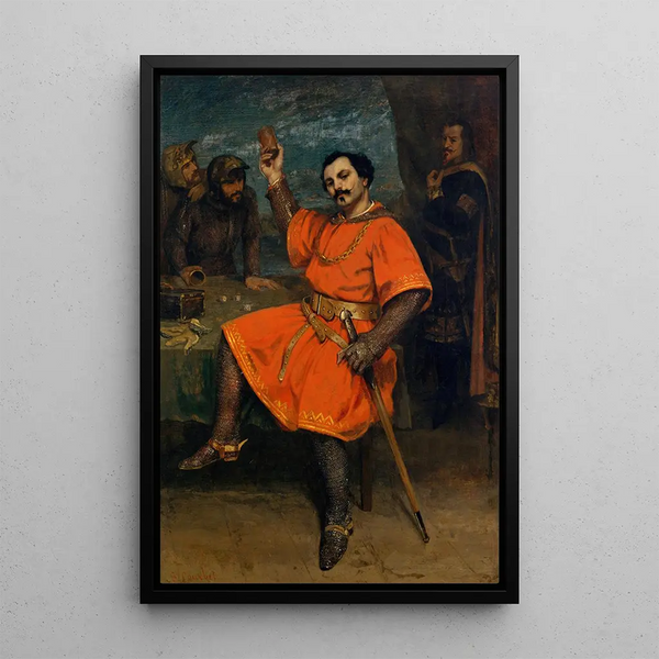 Louis Gueymard 1822-1880 en Robert le Diable - Gustave Courbet — quadro incorniciato alla parete