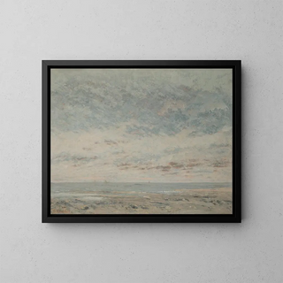 Gustave Courbet - Low Tide at Trouville.webp