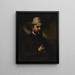 Ritratto di Urbain Cuenot - Gustave Courbet — quadro incorniciato alla parete
