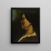 Ritratto di donna - Gustave Courbet — quadro incorniciato alla parete