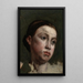 Portrait d'une jeune femme - Gustave Courbet — quadro incorniciato alla parete