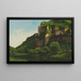 Rochers à Mouthier - Gustave Courbet — quadro incorniciato alla parete