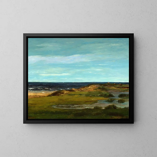 Marine - Gustave Courbet — quadro incorniciato alla parete