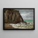 Plage d'Étretat - Gustave Courbet — quadro incorniciato alla parete