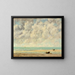 La Mer calme - Gustave Courbet — quadro incorniciato alla parete