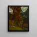 The Glen at Ornans Bordi del Doubs Effetto d'Autunno - Gustave Courbet — quadro incorniciato alla parete